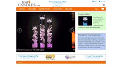 Desktop Screenshot of 100candles.com
