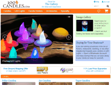 Tablet Screenshot of 100candles.com